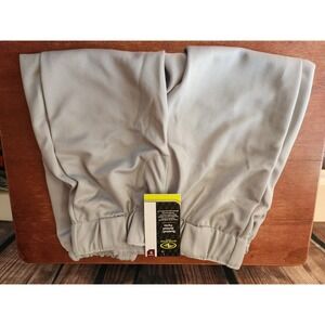 Athletic Works Youth Small Gray Baseball Softball Pants Unisex Reinforced Knees